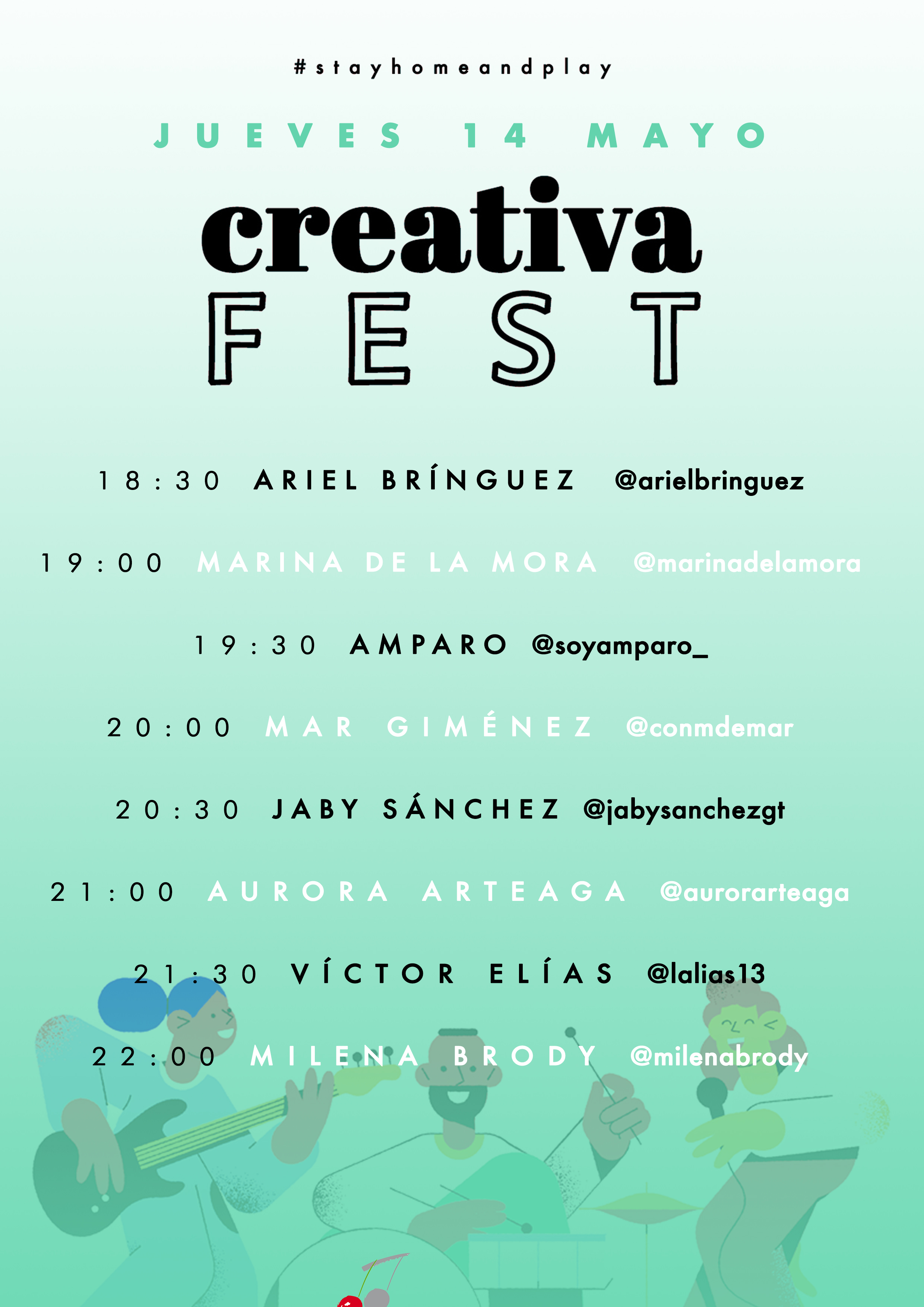 Creativa Fest Cartel 14 de mayo 