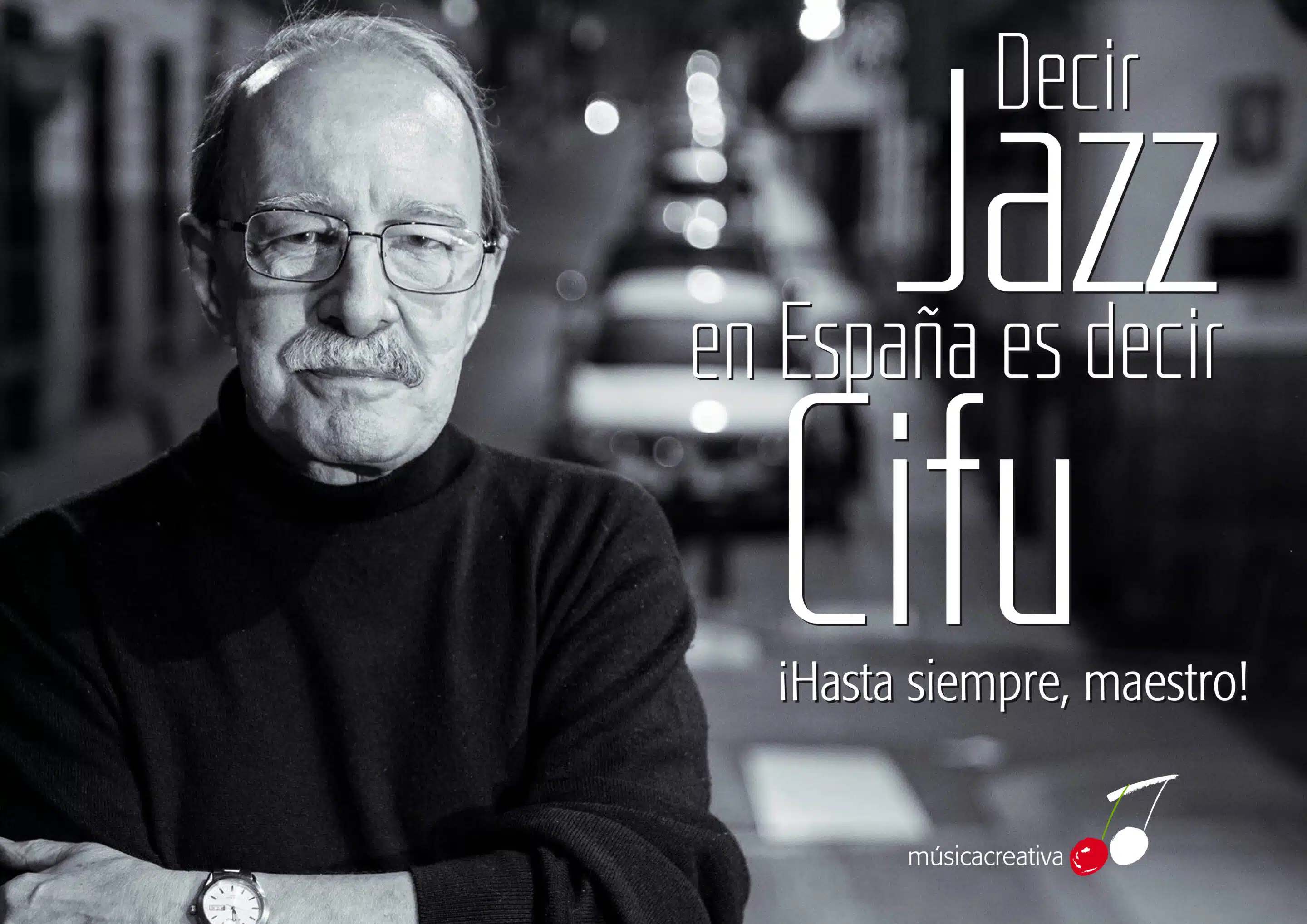 Prematuro adiós a Cifu, la voz del Jazz en España